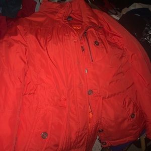 Orange jacket